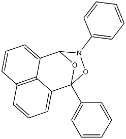 1,3-Diphenyl-1,4-epoxy-3,4-dihydro-1H-naphth[1,8-de][1,2]oxazepine 结构式