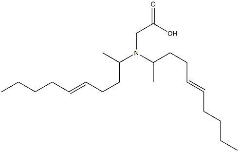 N,N-Di(5-decen-2-yl)glycine 结构式