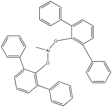 Methylbis(2,6-diphenylphenoxy) aluminum 结构式