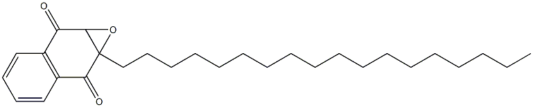 7a-Octadecyl-1a,7a-dihydronaphth[2,3-b]oxirene-2,7-dione 结构式