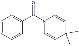 1,4-Dihydro-4,4-dimethyl-1-benzoylpyridine 结构式