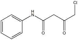 Chloroacetoacetic anilide 结构式