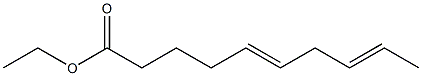 5,8-Decadienoic acid ethyl ester 结构式