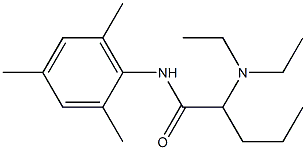 2-(Diethylamino)-N-(2,4,6-trimethylphenyl)valeramide 结构式