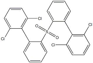 2,6-Dichlorophenylphenyl sulfone 结构式