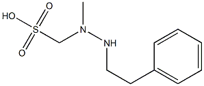 (1-Methyl-2-phenethylhydrazino)methanesulfonic acid 结构式
