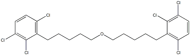 2,3,6-Trichlorophenylpentyl ether 结构式