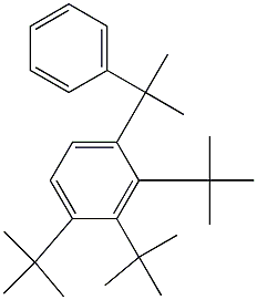 2-(2,3,4-Tri-tert-butylphenyl)-2-phenylpropane 结构式