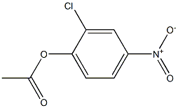 Acetic acid 2-chloro-4-nitrophenyl ester 结构式