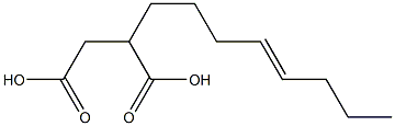 2-(4-Octenyl)succinic acid 结构式
