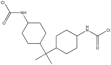 4,4'-Isopropylidenebis[N-(chloroformyl)cyclohexanamine] 结构式