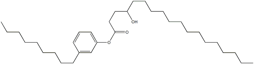 4-Hydroxystearic acid 3-nonylphenyl ester 结构式