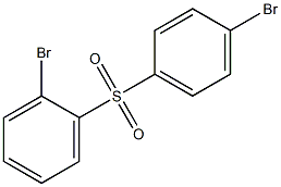 2-Bromophenyl 4-bromophenyl sulfone 结构式