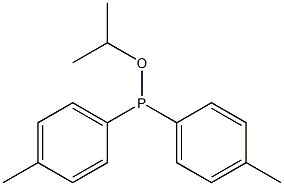 Di(4-methylphenyl)phosphinous acid isopropyl ester 结构式