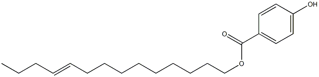 4-Hydroxybenzoic acid 10-tetradecenyl ester 结构式