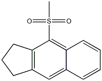 2,3-Dihydro-4-(methylsulfonyl)-1H-benz[f]indene 结构式