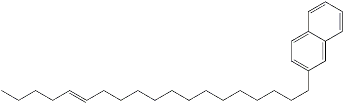 2-(14-Nonadecenyl)naphthalene 结构式