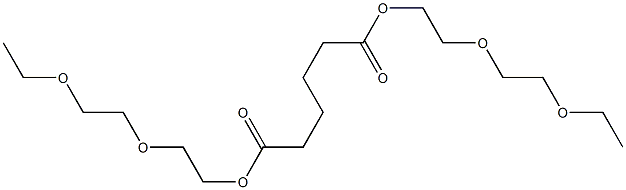 Adipic acid bis[2-(2-ethoxyethoxy)ethyl] ester 结构式