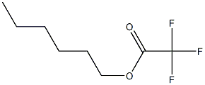 Hexyl trifluoroacetate 结构式