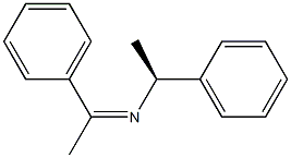 N-[(1S)-1-Phenylethyl]-1-phenylethylideneamine 结构式