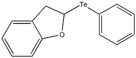 2,3-Dihydro-2-phenyltellurobenzofuran 结构式