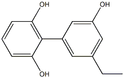 5'-Ethyl-1,1'-biphenyl-2,3',6-triol 结构式