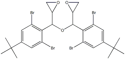 2,6-Dibromo-4-tert-butylphenyl(2,3-epoxypropan-1-yl) ether 结构式