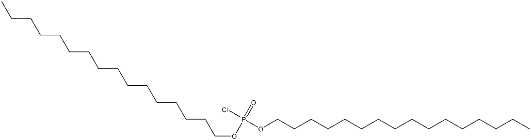 Chlorophosphonic acid di(hexadecyl) ester 结构式