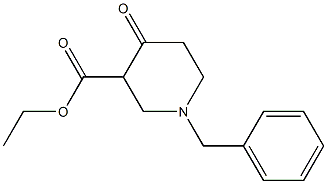 1-Benzyl-4-oxo-3-piperidinecarboxylic acid ethyl ester 结构式