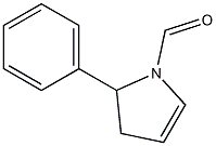 5-Phenyl-2-pyrroline-1-carbaldehyde 结构式