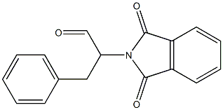 2-(1,3-Dioxo-2H-isoindol-2-yl)-3-phenylpropanal 结构式