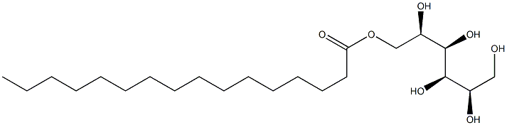 D-Mannitol 1-hexadecanoate 结构式