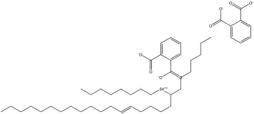 Bis[phthalic acid 1-(5-octadecenyl)]dioctyltin(IV) salt 结构式