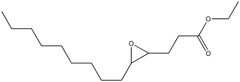 4,5-Epoxymyristic acid ethyl ester 结构式