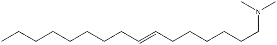 N,N-Dimethyl-7-hexadecen-1-amine 结构式