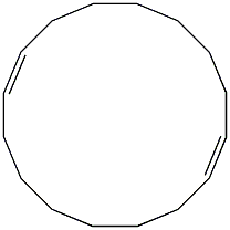 1,9-Cyclohexadecadiene 结构式