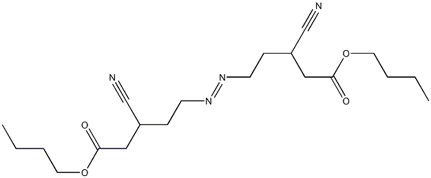 5,5'-Azobis(3-cyanovaleric acid)dibutyl ester 结构式