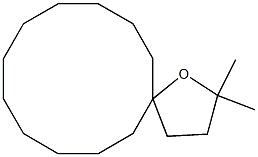 2,2-Dimethyl-1-oxaspiro[4.11]hexadecane 结构式