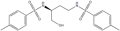 (+)-N,N'-[(S)-1-(Hydroxymethyl)trimethylene]bis(p-toluenesulfonamide) 结构式