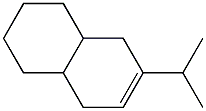 1,2,3,4,4a,5,8,8a-Octahydro-6-isopropylnaphthalene 结构式