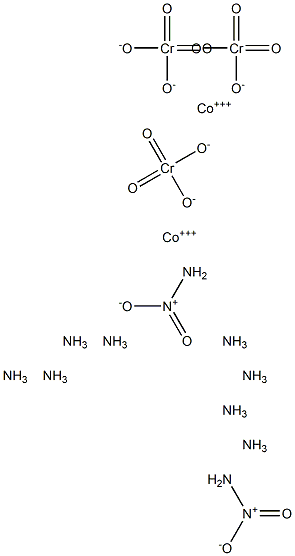 Nitropentamminecobalt(III) chromate 结构式