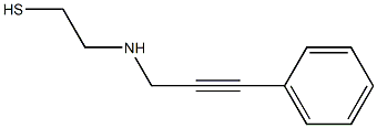 2-(3-Phenyl-2-propynylamino)ethanethiol 结构式