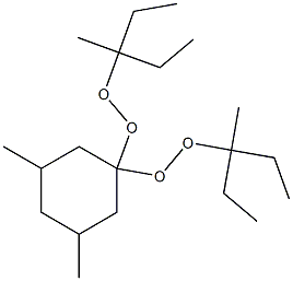 3,5-Dimethyl-1,1-bis(1-ethyl-1-methylpropylperoxy)cyclohexane 结构式