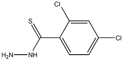 2,4-Dichlorophenylthiocarbonylhydrazine 结构式