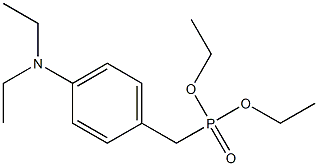 4-(Diethylamino)benzylphosphonic acid diethyl ester 结构式