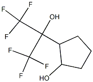 2-(2,2,2-Trifluoro-1-hydroxy-1-trifluoromethylethyl)cyclopentanol 结构式