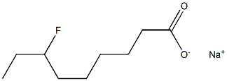 7-Fluorononanoic acid sodium salt 结构式