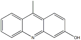 9-Methyl-3-hydroxyacridine 结构式