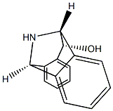 (5R,10R,11R)-10,11-Dihydro-11-hydroxy-5H-dibenzo[a,d]cyclohepten-5,10-imine 结构式