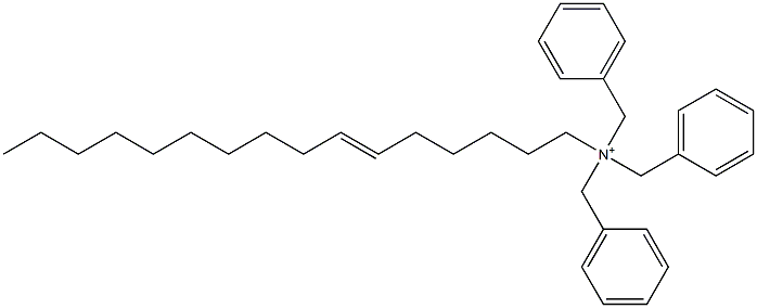 (6-Hexadecenyl)tribenzylaminium 结构式